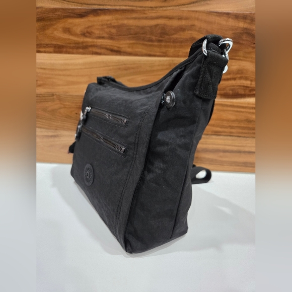 KIPLING BAG CROSSBODY & SHOULDER BLACK COLOR NEW MEDIUM PURSE BELAMMIE - Picture 11 of 17
